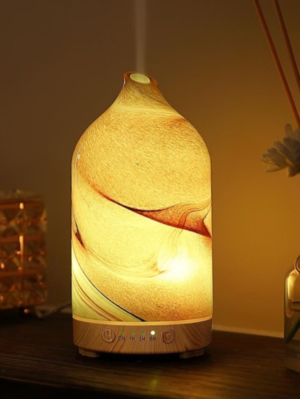 Ultrasonic Aroma Diffuser Brown New In Package